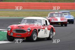 Silverstone Classic 2019 191 HOLME Mark, GB, GREENSALL Nigel, GB, Austin Healey 3000 Mk II At the Home of British Motorsport. 26-28 July 2019 Free for editorial use only  Photo credit – JEP