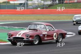 Silverstone Classic 2019 4 JAMES Peter, GB, LETTS Alan, GB, Chevrolet Corvette At the Home of British Motorsport. 26-28 July 2019 Free for editorial use only  Photo credit – JEP