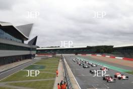 Silverstone Classic 2019 Start of the race  At the Home of British Motorsport. 26-28 July 2019 Free for editorial use only  Photo credit – JEP 