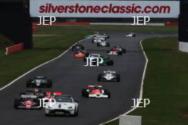 Silverstone Classic 2019 Aston Martin Safety Car  At the Home of British Motorsport. 26-28 July 2019 Free for editorial use only  Photo credit – JEP 