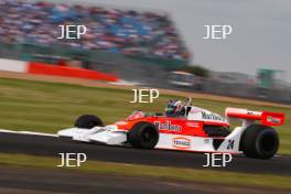 Silverstone Classic 2019 Michael LYONS McLaren M26 At the Home of British Motorsport. 26-28 July 2019 Free for editorial use only  Photo credit – JEP 