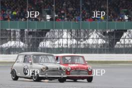 Silverstone Classic 2019 72 HARRISON Andy, GB, Morris Mini Cooper S At the Home of British Motorsport. 26-28 July 2019 Free for editorial use only  Photo credit – JEP