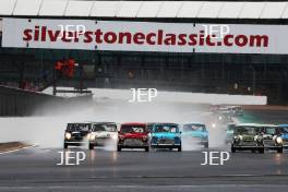 Silverstone Classic 2019 Mini Start At the Home of British Motorsport. 26-28 July 2019 Free for editorial use only  Photo credit – JEP