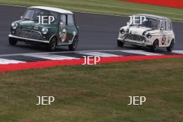 Silverstone Classic 2019 177 JORDAN Andrew, GB, Austin Mini Cooper S At the Home of British Motorsport. 26-28 July 2019 Free for editorial use only  Photo credit – JEP