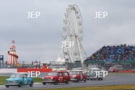 Silverstone Classic 2019 82 DEATH Harvey, GB, Austin Mini Cooper S At the Home of British Motorsport. 26-28 July 2019 Free for editorial use only  Photo credit – JEP