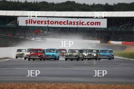 Silverstone Classic 2019 Mini Start At the Home of British Motorsport. 26-28 July 2019 Free for editorial use only  Photo credit – JEP