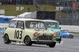 Silverstone Classic 2019 103 WATTS Patrick, GB, Austin Mini Cooper S At the Home of British Motorsport. 26-28 July 2019 Free for editorial use only  Photo credit – JEP