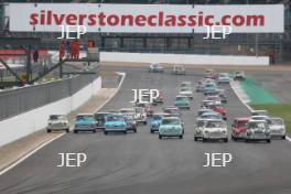 Silverstone Classic 2019 Mini Start At the Home of British Motorsport. 26-28 July 2019 Free for editorial use only  Photo credit – JEP