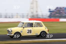 Silverstone Classic 2019 28 LOW Raymond, GB, Morris Mini Cooper S At the Home of British Motorsport. 26-28 July 2019 Free for editorial use only  Photo credit – JEP