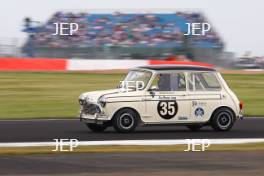 Silverstone Classic 2019 35 GJERDRUM Mads, NO, Austin Mini Cooper S At the Home of British Motorsport. 26-28 July 2019 Free for editorial use only  Photo credit – JEP