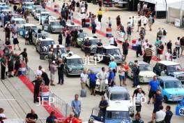 Silverstone Classic 2019 Assemble Area At the Home of British Motorsport. 26-28 July 2019 Free for editorial use only  Photo credit – JEP