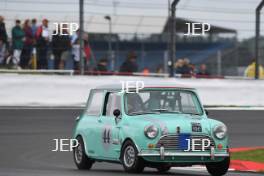 Silverstone Classic 2019 44 CAINE Michael, GB, Austin Mini Cooper S At the Home of British Motorsport. 26-28 July 2019 Free for editorial use only  Photo credit – JEP