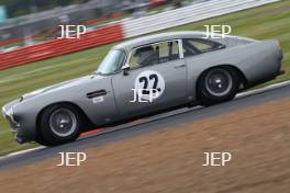 Silverstone Classic 2019 22 MILLER George, GB, GOBLE Les, GB, Aston Martin DB4 Coupe At the Home of British Motorsport. 26-28 July 2019 Free for editorial use only  Photo credit – JEP