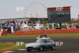 Silverstone Classic 2019 66 MCFADDEN Niall, IE, MURRAY Niall, IE, Jaguar E-type At the Home of British Motorsport. 26-28 July 2019 Free for editorial use only  Photo credit – JEP