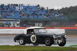 Silverstone Classic 2019 119 HUDSON Richard, GB, Austin-Healey 3000 MkII At the Home of British Motorsport. 26-28 July 2019 Free for editorial use only  Photo credit – JEP