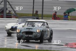 Silverstone Classic 2019 133 BELL Alex, GB, THOMAS Julian, GB, Austin-Healey 3000 At the Home of British Motorsport. 26-28 July 2019 Free for editorial use only  Photo credit – JEP