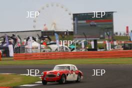 Silverstone Classic 2019 91 HOLME Mark, GB, GREENSALL Nigel, GB, Austin-Healey 3000 MkII At the Home of British Motorsport. 26-28 July 2019 Free for editorial use only  Photo credit – JEP