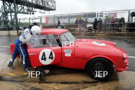 Silverstone Classic 2019 44 DRABBLE Simon, GB, DRABBLE Alexander, GB, Reliant Sabre Six At the Home of British Motorsport. 26-28 July 2019 Free for editorial use only  Photo credit – JEP