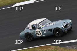 Silverstone Classic 2019 133 BELL Alex, GB, THOMAS Julian, GB, Austin-Healey 3000 At the Home of British Motorsport. 26-28 July 2019 Free for editorial use only  Photo credit – JEP