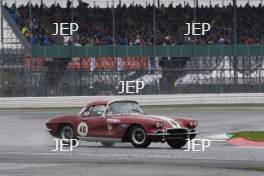 Silverstone Classic 2019 48 JAMES Peter, GB, LETTS Alan, GB, Chevrolet Corvette At the Home of British Motorsport. 26-28 July 2019 Free for editorial use only  Photo credit – JEP