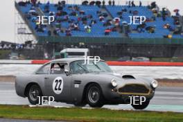 Silverstone Classic 2019 22 MILLER George, GB, GOBLE Les, GB, Aston Martin DB4 Coupe At the Home of British Motorsport. 26-28 July 2019 Free for editorial use only  Photo credit – JEP