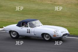 Silverstone Classic 2019 33 MINSHAW Jon, GB, MINSHAW Jack, GB, Jaguar E-type At the Home of British Motorsport. 26-28 July 2019 Free for editorial use only  Photo credit – JEP