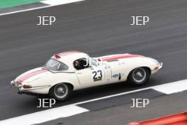 Silverstone Classic 2019 23 WOOD Tony, GB, Jaguar E-type At the Home of British Motorsport. 26-28 July 2019 Free for editorial use only  Photo credit – JEP