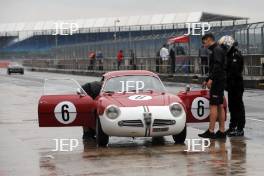 Silverstone Classic 2019 6 ADELMAN Sharon, US, WILLIS Andy, GB, Alfa Romeo Giulietta SZ At the Home of British Motorsport. 26-28 July 2019 Free for editorial use only  Photo credit – JEP