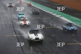 Silverstone Classic 2019 2 FISKEN Gregor, GB, BLAKENEY-EDWARDS Patrick, GB, Jaguar E-type At the Home of British Motorsport. 26-28 July 2019 Free for editorial use only  Photo credit – JEP