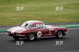 Silverstone Classic 2019 48 JAMES Peter, GB, LETTS Alan, GB, Chevrolet Corvette At the Home of British Motorsport. 26-28 July 2019 Free for editorial use only  Photo credit – JEP