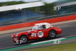 Silverstone Classic 2019 HARRIS / WILMOTH Austin-Healey 3000 At the Home of British Motorsport. 26-28 July 2019 Free for editorial use only  Photo credit – JEP