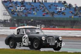 Silverstone Classic 2019 Karsten LE BLANC Austin-Healey 3000 At the Home of British Motorsport. 26-28 July 2019 Free for editorial use only  Photo credit – JEP