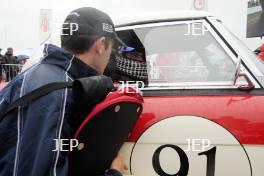 Silverstone Classic 2019 91 HOLME Mark, GB, GREENSALL Nigel, GB, Austin-Healey 3000 MkII At the Home of British Motorsport. 26-28 July 2019 Free for editorial use only  Photo credit – JEP