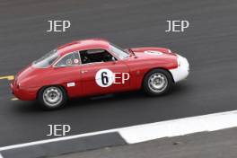 Silverstone Classic 2019 6 ADELMAN Sharon, US, WILLIS Andy, GB, Alfa Romeo Giulietta SZ At the Home of British Motorsport. 26-28 July 2019 Free for editorial use only  Photo credit – JEP