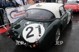 Silverstone Classic 2019 Karsten LE BLANC Austin-Healey 3000 At the Home of British Motorsport. 26-28 July 2019 Free for editorial use only  Photo credit – JEP