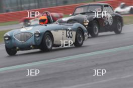 Silverstone Classic 2019 133 KENNELLY Paul, GB, Austin-Healey 100M At the Home of British Motorsport. 26-28 July 2019 Free for editorial use only  Photo credit – JEP