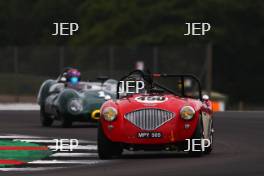 Silverstone Classic 2019 450 MORTIMER Paul, GB, MORTIMER Jonathan, GB, Austin-Healey 100M At the Home of British Motorsport. 26-28 July 2019 Free for editorial use only  Photo credit – JEP