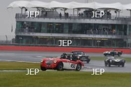 Silverstone Classic 2019 450 MORTIMER Paul, GB, MORTIMER Jonathan, GB, Austin-Healey 100M At the Home of British Motorsport. 26-28 July 2019 Free for editorial use only  Photo credit – JEP