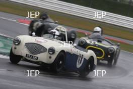 Silverstone Classic 2019 118 RAWE Robert, GB, SANZ DE ACEDO Xavier, ES, Austin-Healey 100M At the Home of British Motorsport. 26-28 July 2019 Free for editorial use only  Photo credit – JEP