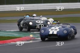 Silverstone Classic 2019 88 KENT Richard, GB, Lister Costin Jaguar At the Home of British Motorsport. 26-28 July 2019 Free for editorial use only  Photo credit – JEP