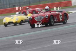 Silverstone Classic 2019 76 HARRIS Oliver, GB, KNIGHT Richard, GB, Austin-Healey 100-4 At the Home of British Motorsport. 26-28 July 2019 Free for editorial use only  Photo credit – JEP