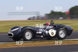 Silverstone Classic 2019 8 WOOD Tony, GB, NUTHALL Will, GB, Lister Knobbly At the Home of British Motorsport. 26-28 July 2019 Free for editorial use only  Photo credit – JEP