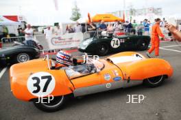 Silverstone Classic 2019 37 WALKER Philip, GB, GRIFFITHS Miles, GB, Lotus 15 At the Home of British Motorsport. 26-28 July 2019 Free for editorial use only  Photo credit – JEP