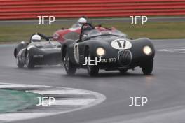 Silverstone Classic 2019 17 WAKEMAN Frederic, GB, BLAKENEY-EDWARDS Patrick, GB, Jaguar C-type At the Home of British Motorsport. 26-28 July 2019 Free for editorial use only  Photo credit – JEP