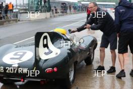 Silverstone Classic 2019 9 EASTICK Benjamin, GB, JONES Karl, GB, Jaguar D-type At the Home of British Motorsport. 26-28 July 2019 Free for editorial use only  Photo credit – JEP