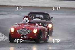 Silverstone Classic 2019 76 HARRIS Oliver, GB, KNIGHT Richard, GB, Austin-Healey 100-4 At the Home of British Motorsport. 26-28 July 2019 Free for editorial use only  Photo credit – JEP