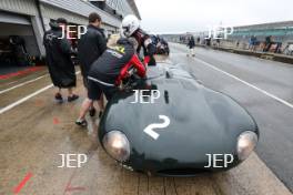 Silverstone Classic 2019 2 PEARSON John, GB, PEARSON Gary, GB, Jaguar D-type At the Home of British Motorsport. 26-28 July 2019 Free for editorial use only  Photo credit – JEP