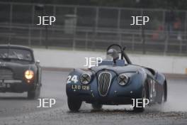 Silverstone Classic 2019 24 WARD Josh, GB, WARD Chris, GB, Jaguar XK120 Ecurie Ecosse At the Home of British Motorsport. 26-28 July 2019 Free for editorial use only  Photo credit – JEP