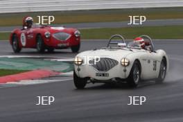 Silverstone Classic 2019 58 STANLEY David, GB, Austin-Healey 100 Le Mans At the Home of British Motorsport. 26-28 July 2019 Free for editorial use only  Photo credit – JEP