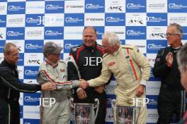 Silverstone Classic 2019 Podium At the Home of British Motorsport. 26-28 July 2019 Free for editorial use only  Photo credit – JEP